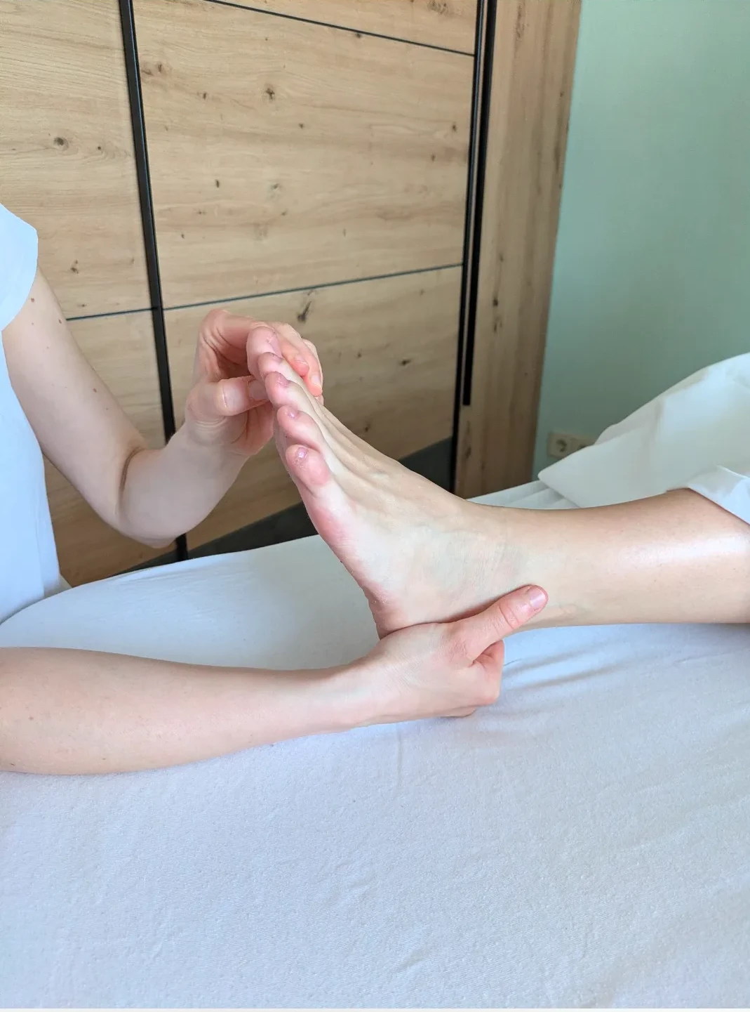 Fußreflexzonenmassage Technik
